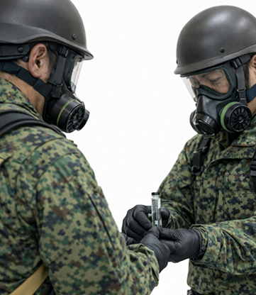 サンプルを渡す