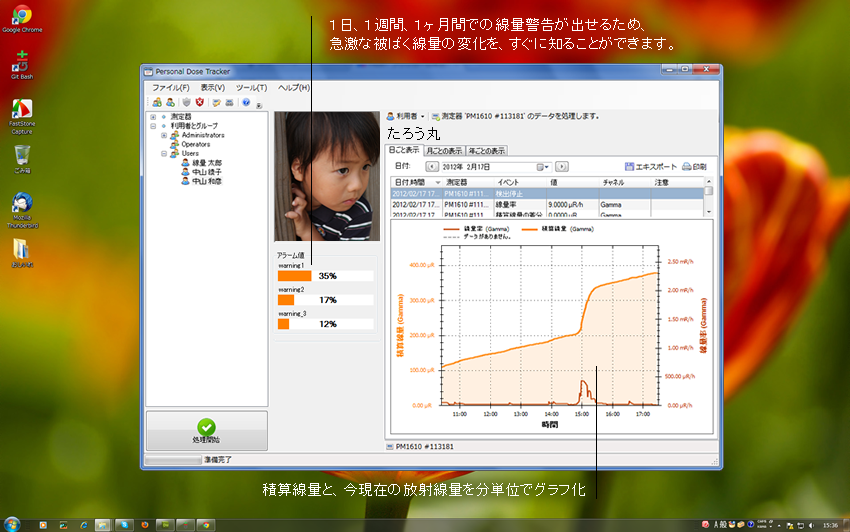 線量計 PM1610