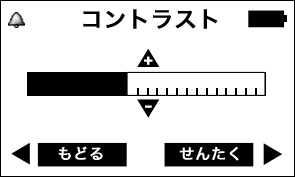 PM1405 コントラストの設定