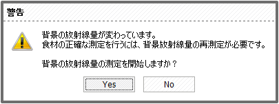 食品放射線測定方法