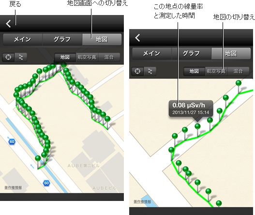 PM1904 履歴の地図