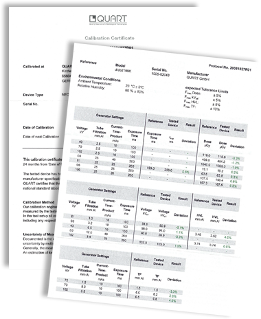 校正証明書サンプル