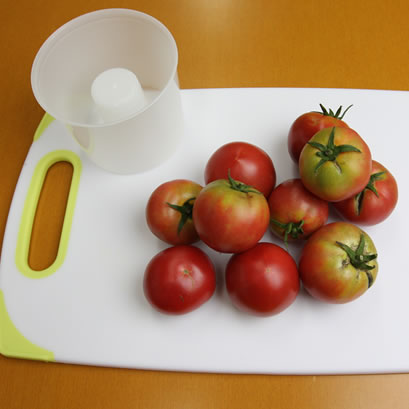 トマトの放射線測定器